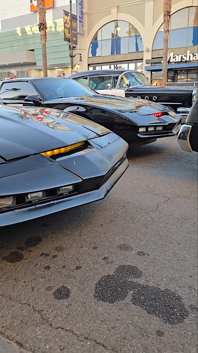Knight Rider KITT & KARR at the 92nd Annual Hollywood Christmas Parade 2024 #knightrider #kitt #karr