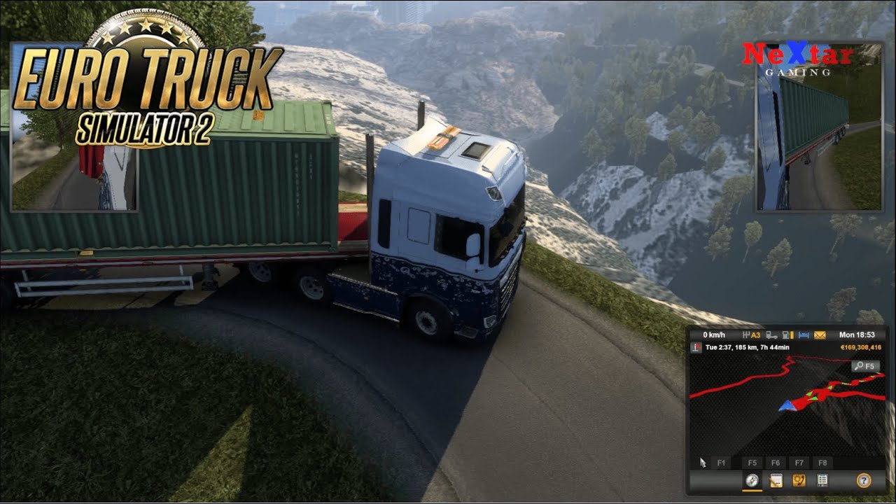 DAF XF - Peru Death Road/ Euro Truck Simulator 2/2021 gameplay #23