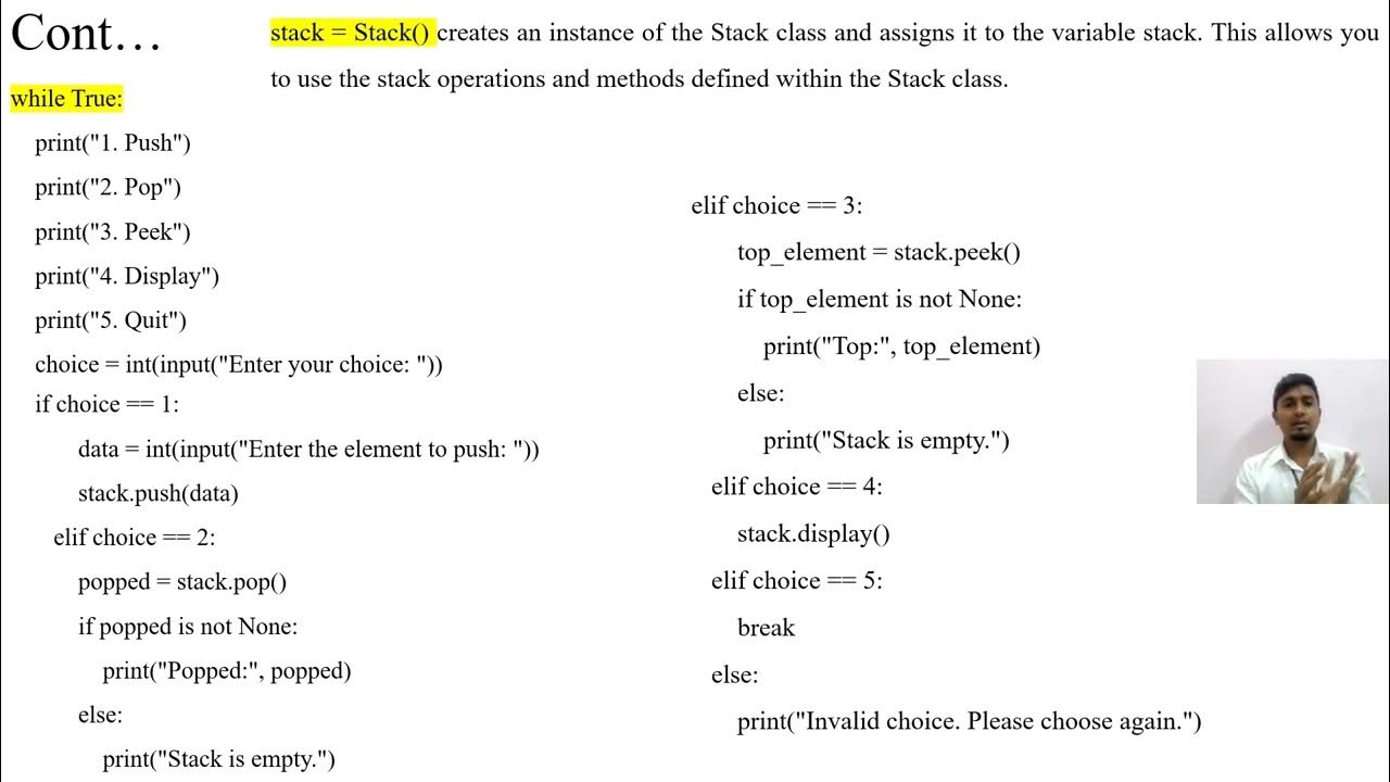Stack and queue Implementation Using Linked List - YouTube