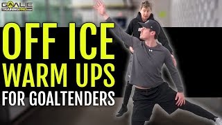 Off Ice Warm Ups For Hockey Goalies *MUST WATCH* 👀