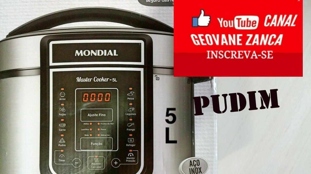 #geovanezanca #Mondial #pudim
pudim panela de pressao mondial