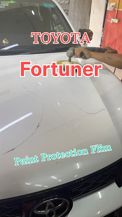 New Fortuner Legendar | PPF installation 3M Gloss 50 | Protect Paint Protect Gloss | #youtubeshorts