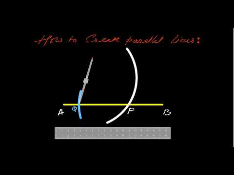 how to draw parallel lines accurately ruler and compass step by step technical sketch 2026