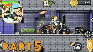 Dan The Man - Adventure - Gameplay Walkthrough Part 5 - TickerX (iOS, Android)
