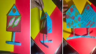 how to make HOLI(होली) FESTIVAL CARD /very easy/holi greeting GREETING CARD/2021/HAPPY HOLI screenshot 5