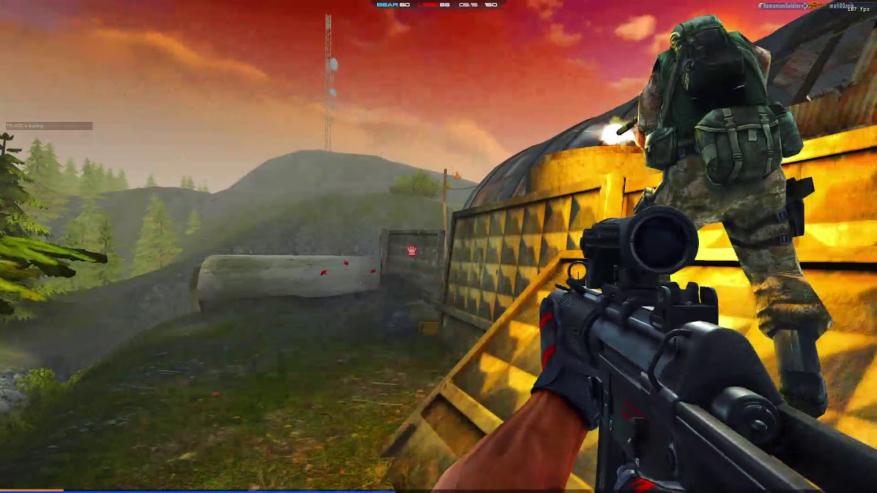 Contract Wars H&K MP5SD6 SMG evac hardcore gameplay