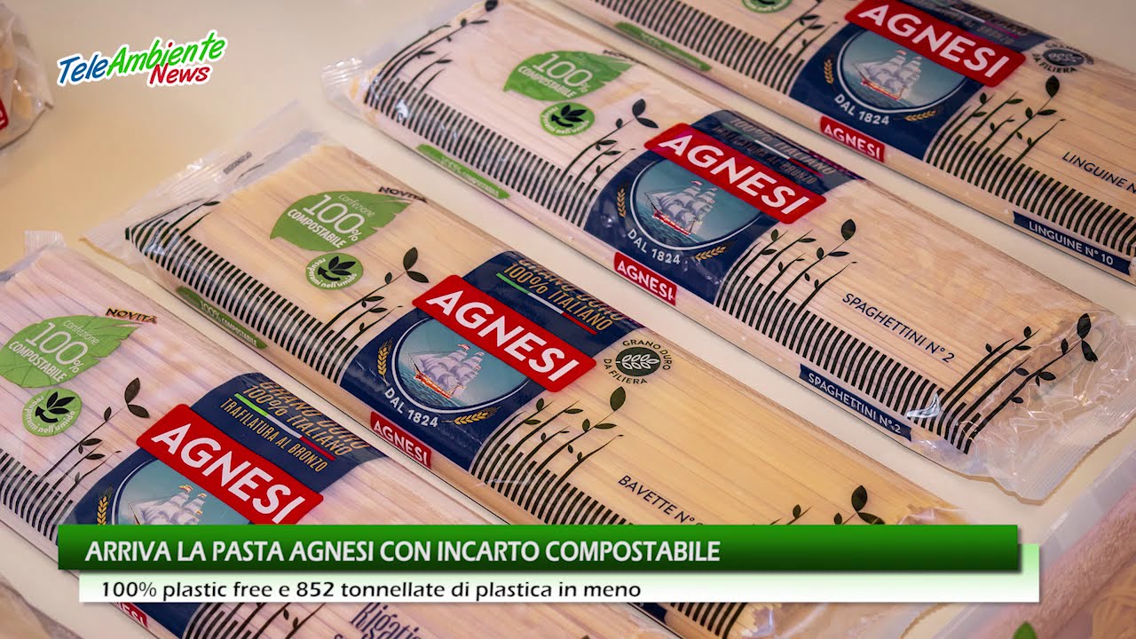 Arriva la pasta Agnesi con incarto compostabile
