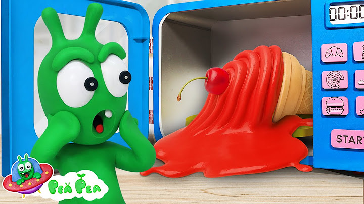 Melting Ice Cream Surprise: Pea Pea Tries the Microwave Oven