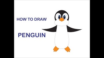 how to draw penguin in corel draw penguin drawing