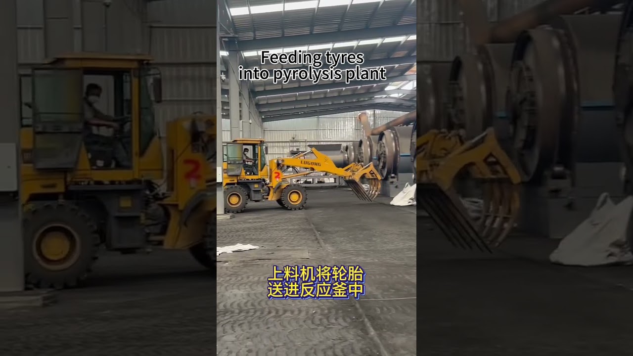 recycling tyres and convert tyres into energy ：fuel oil，carbon black and wire steel 