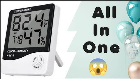 ApTechDeals HTC-1||Digital Clock||Temperature & Humidity display || Lowest price||Alarm#digital