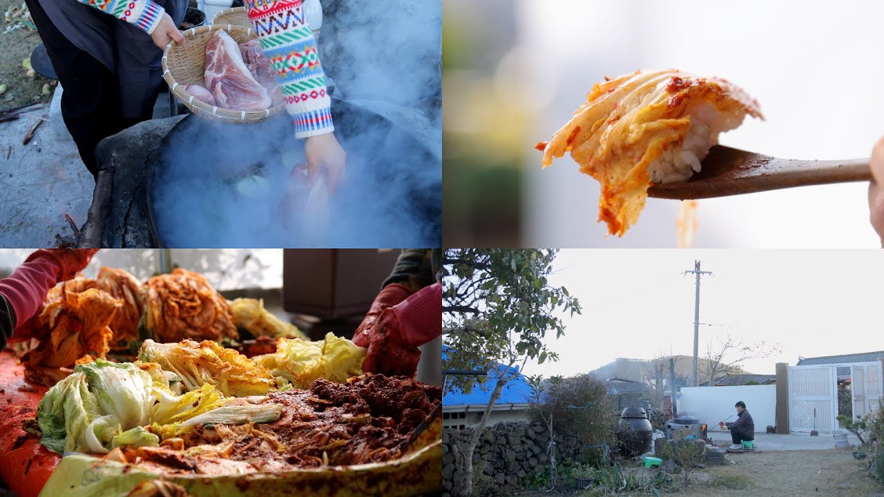 Корейское кимчи с морепродуктами 🦐 и зимние блюда | Подготовка огорода к зиме