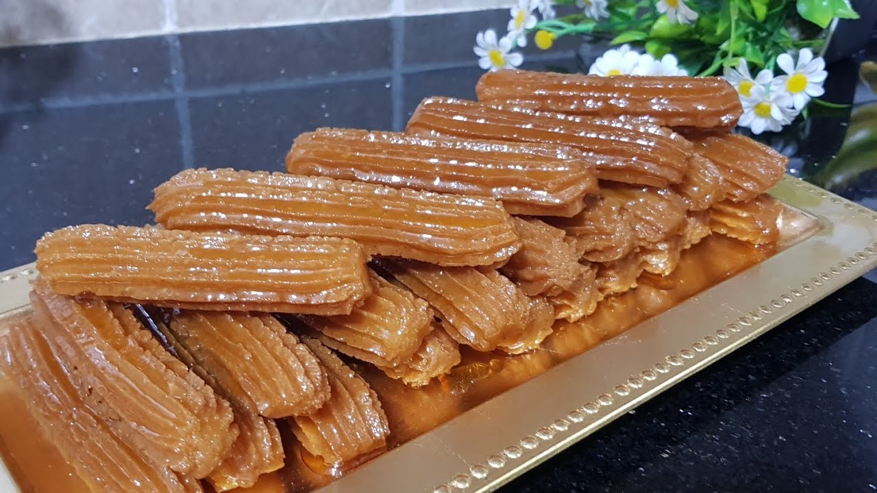 زلابية البنان بدون بيض ب 3مكونات فقط والنتيحة مبهرة(بلح الشام)