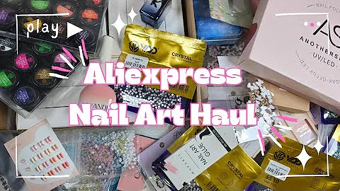 HUGE AliExpress Nail Haul | Oil Painting Gels, Stamping Plates, Nail Charms & More!