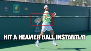 Hit The Best Tennis Forehand AND Backhand Of Your Life