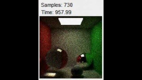 Ray Tracing Render - Time Lapse