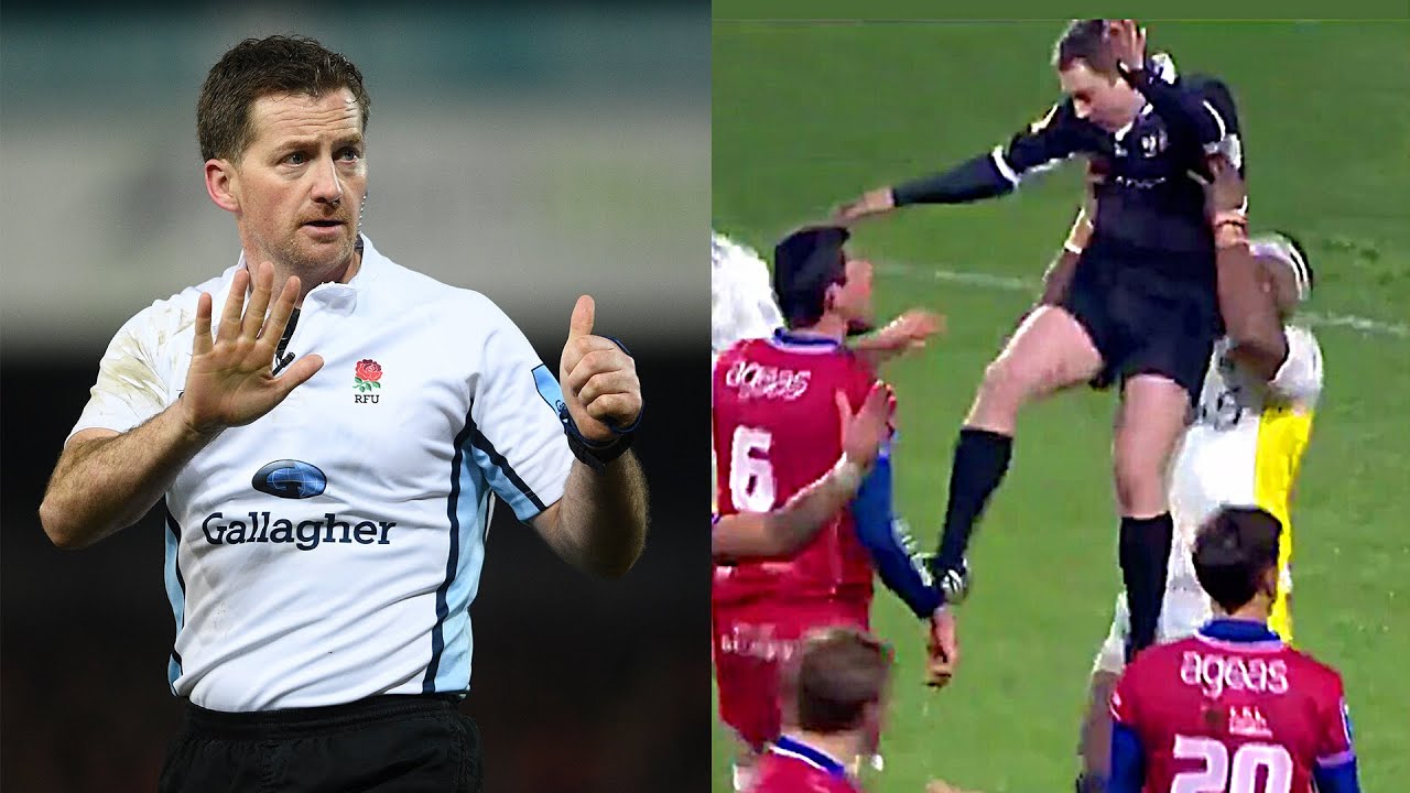 Rugby Referees Legend JP Doyle Reacts To Player Lifting The Ref ...