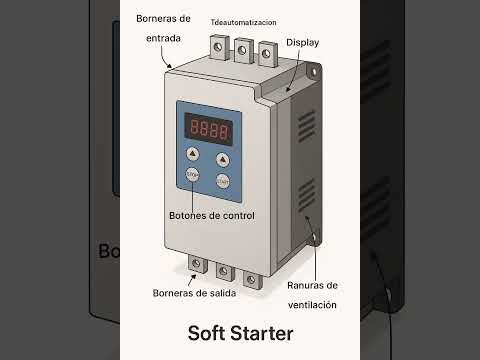 “¡Así Funciona un Arrancador Suave! 🔧 Domina sus Partes y Conexiones | TdeAutomatización”