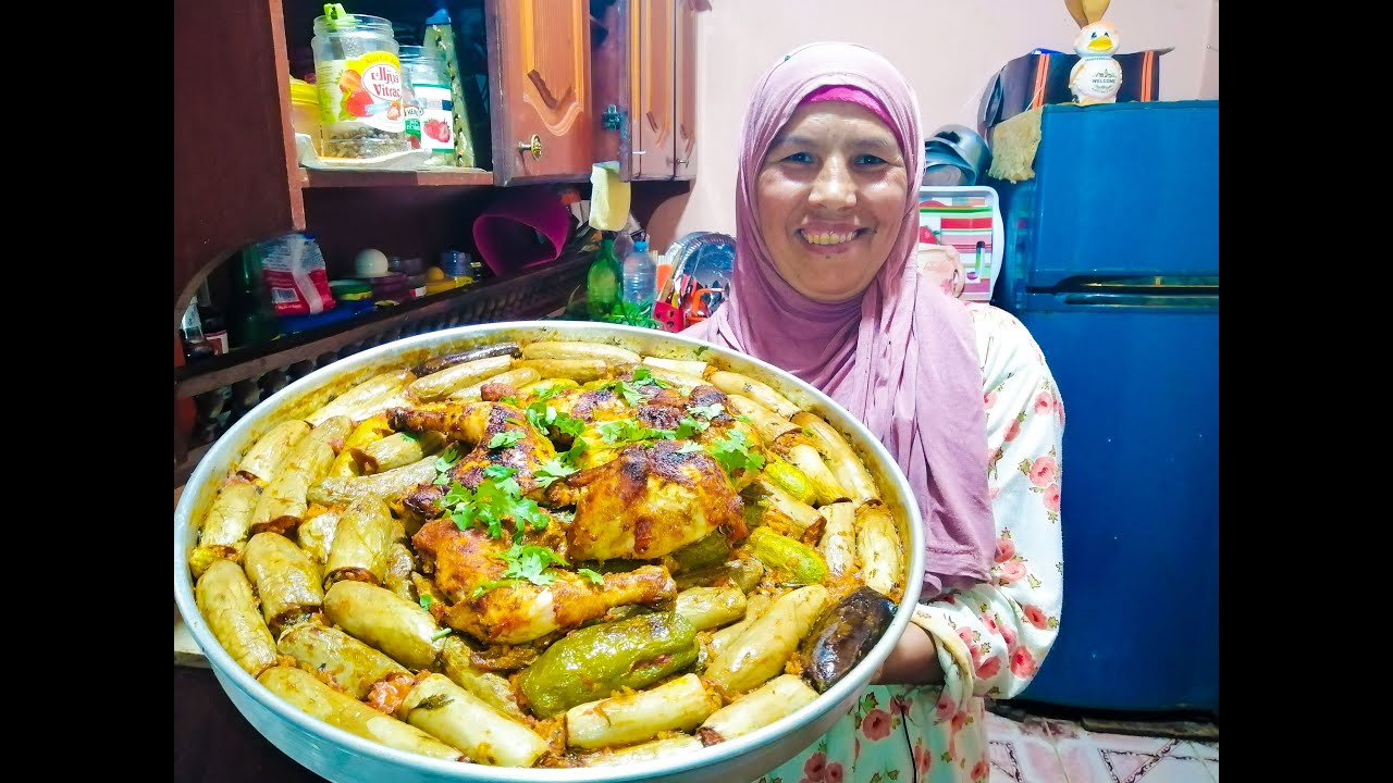 من خير أراضينا لأطعم وألذ محشى والتسوية فى الفرن حكاية 👍👌