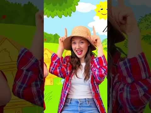 Farm Fun with a Cow and Old MacDonald #shorts #kidssongs #farmanimals