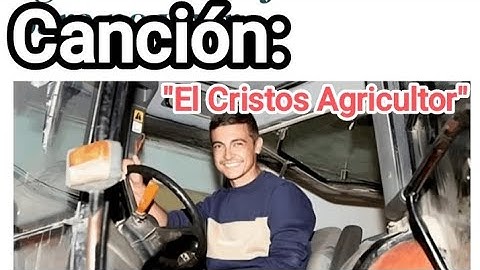 David Lafoz. Canción homenaje "El Cristos Agricultor"