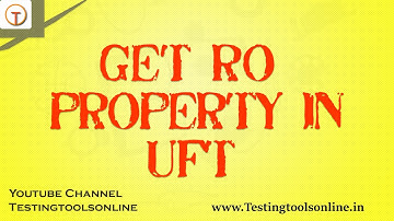 get ro property [getroproperty] in UFT