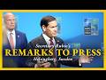 Secretary Rubio Remarks to the Press in Sweden