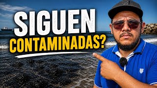 EL DERRAME PETROLERO en las playas de México, ¡Lo quieren ocultar!