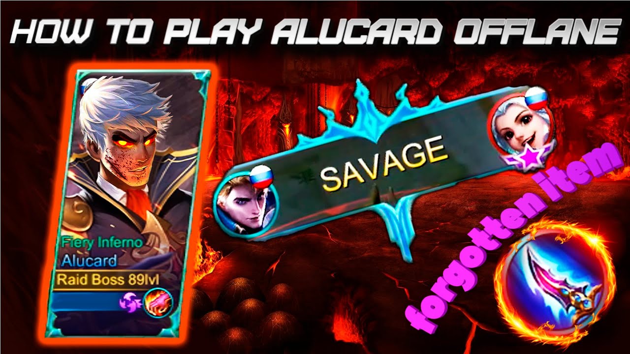 Alucard Offlane I Best build and emblem 2021 I Best item for Alucard