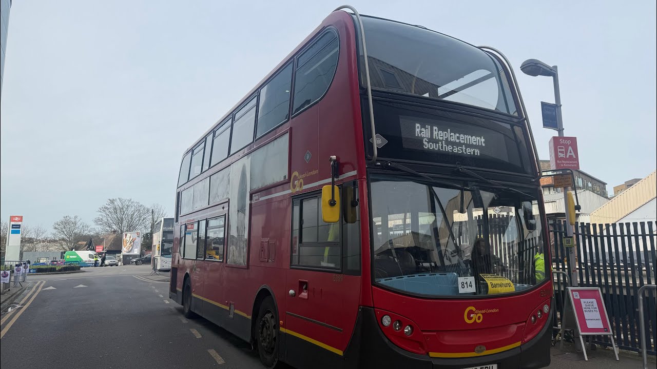 FRV: Southeastern Rail Replacement: Dartford - Barnehurst E259 (YX12 FPU) Enviro 400