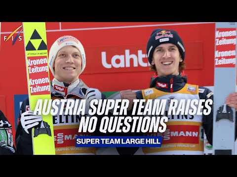 Austria secure the win in the super team competition! | FIS Ski Jumping