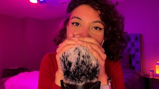 [1 HR] Intense Wet Mouth Sounds \& Inaudible Whispers ~ ASMR