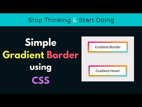 CSS Gradient Border . How to create a gradient border in CSS.
