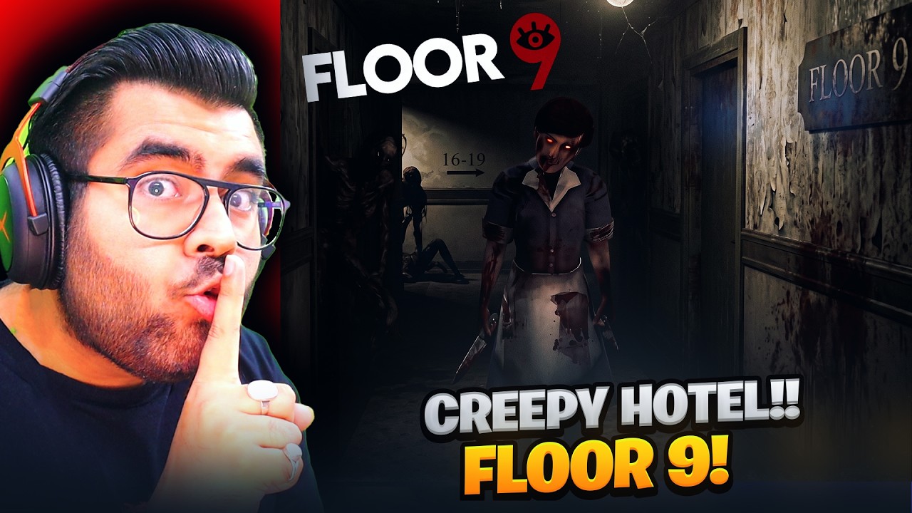 😦 ESCAPE the Scary HOTEL 😦| FLOOR 9 Horror 😱 | Hitesh KS