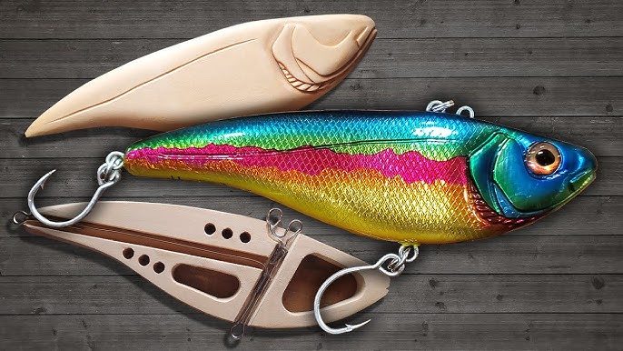 Making a Clear Minnow Lure - a how to guide on handmade fishing lures 