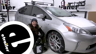 etrailer | Installation Guide for the Konig Tire Chains on a 2014 Toyota Prius v