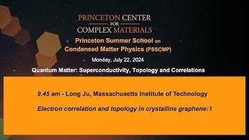 Electron correlation and topology in crystalline graphene: I - Long Ju