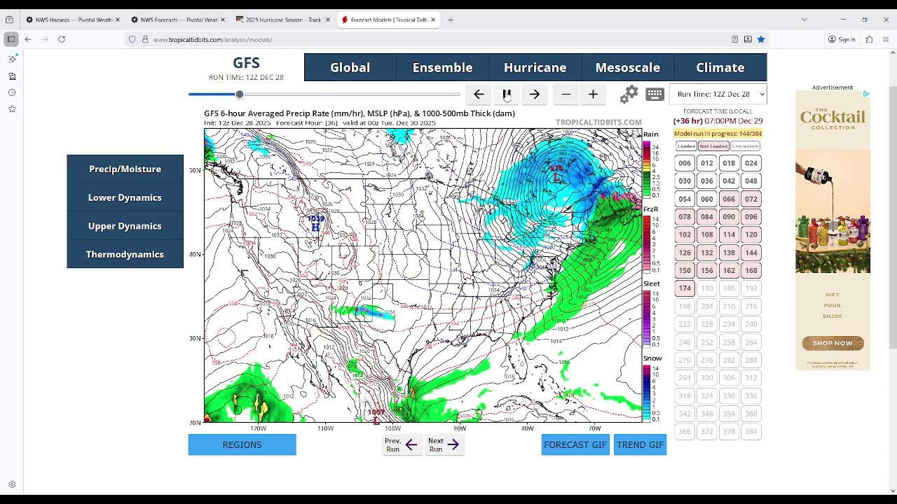 Current US Weather- Chilly and Cold in the NE, Rain in OH Valley, Windy in the Plains! 