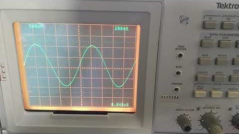 Tektronix 7854 aligned!