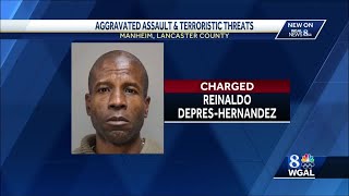 Police Manheim Auto Auction Recon Center employee threatened co-worker with machete