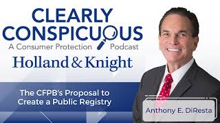 Podcast - The CFPB's Proposal to Create a Public Registry