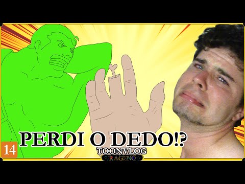 Perdi o Dedo!? │ História animada estilo Toonvlog │ Rágeno