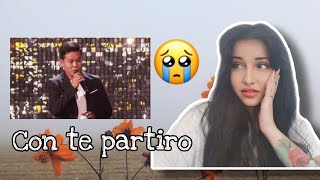 Music student reacts to @Marcelito Pomoy Official   Con te partiro / Very emotional