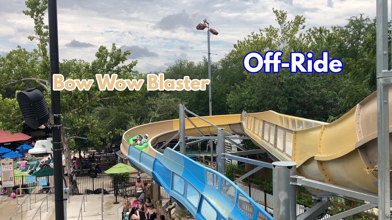 Bow Wow Blaster @ Schlitterbahn New Braunfels | Off-Ride - YouTube