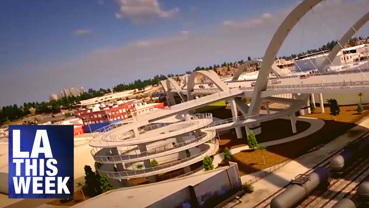 Construction of the Sixth Street Viaduct