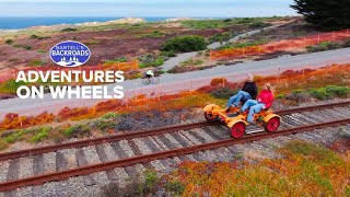 Ride railcars, snow bikes and more in this tour of California’s unique adventures | Bartell's Backro screenshot 1