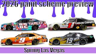 NASCAR 2026 O'Reilly series paint scheme preview: Spring Las Vegas