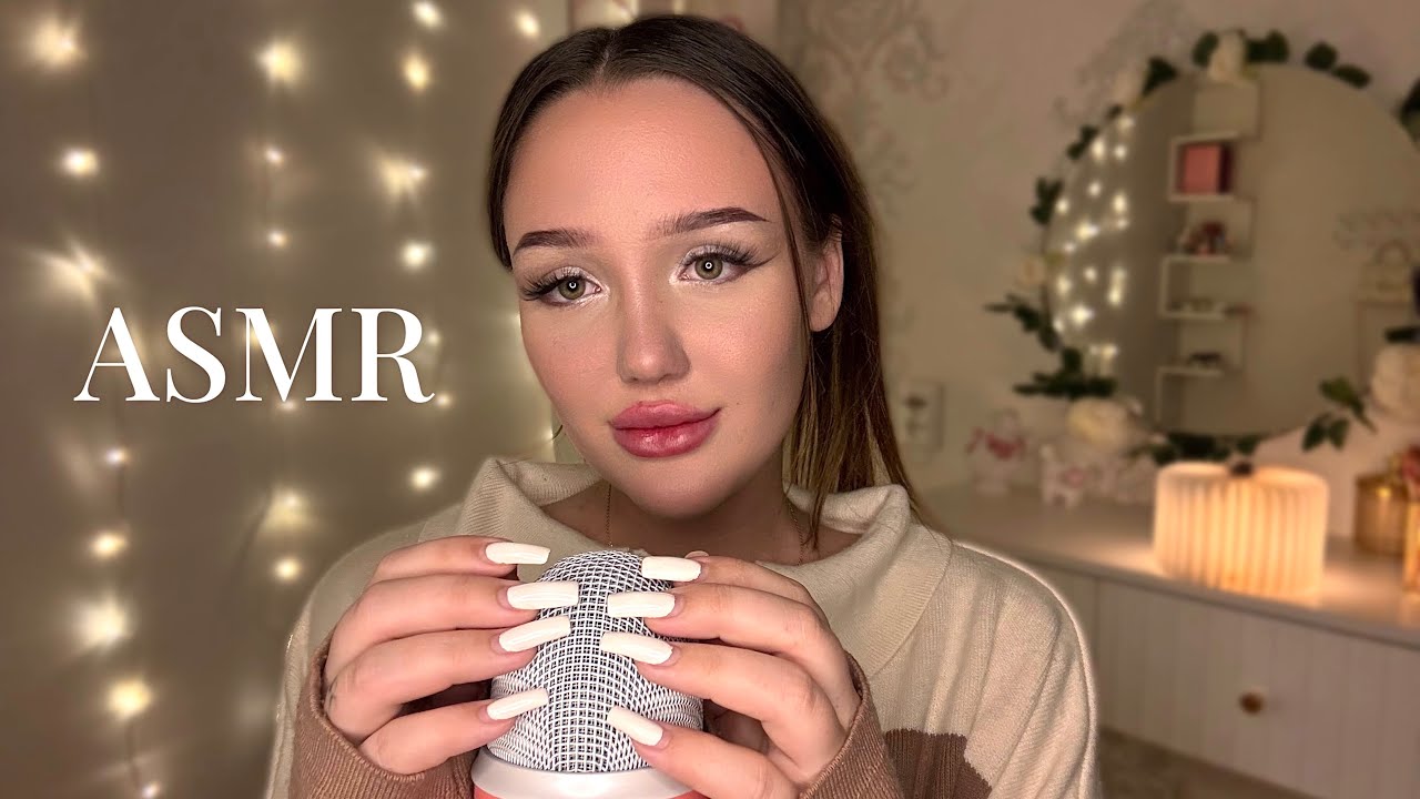 асмр нежный скретчинг микрофона🍂