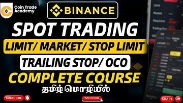 How to Use Spot Trading 🟢 | Crypto Buy & Sell Basics | Beginner