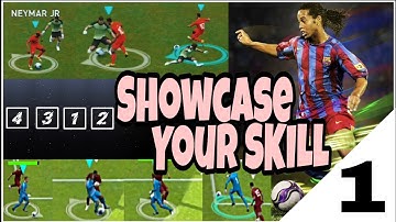 (Episode 1) Showcase Your SKILL In #PESMOBILE. How to do nutmeg / Panna in pes